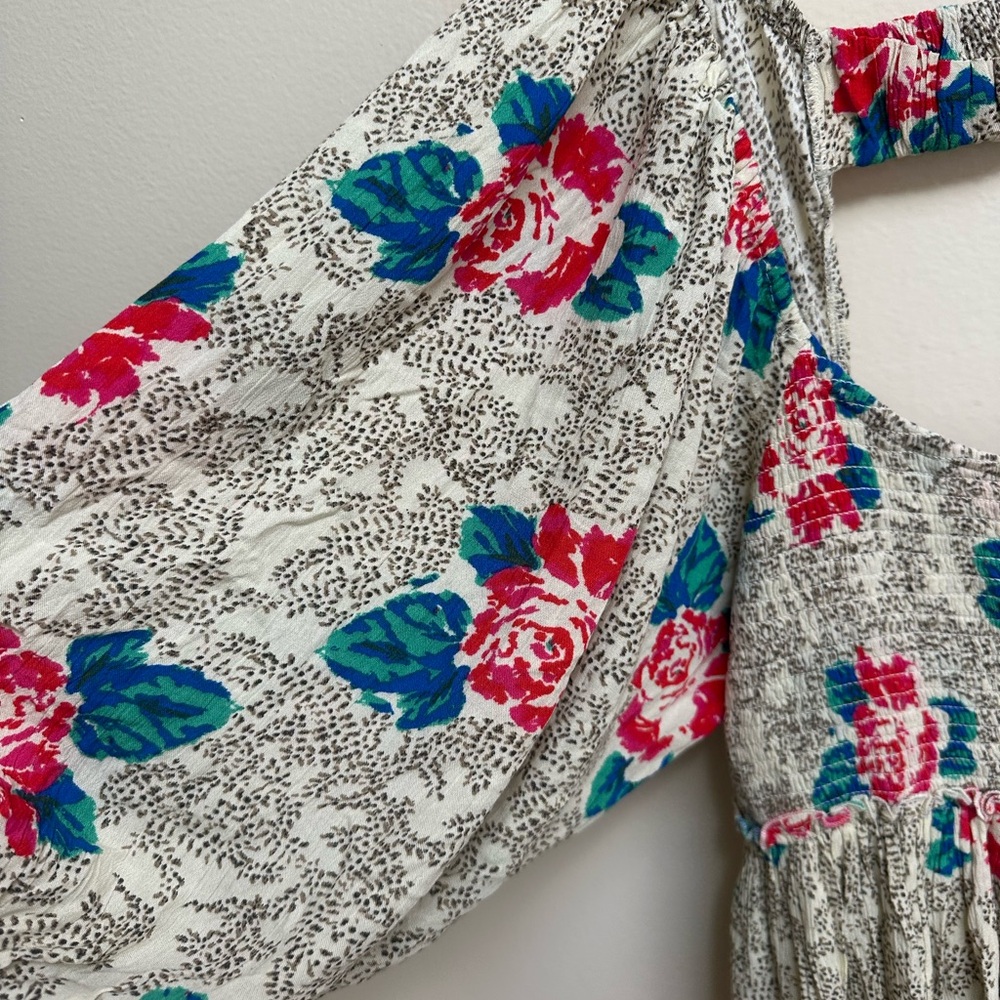 NEW Free People Floral Tunic Dress - Picture 9 of 9